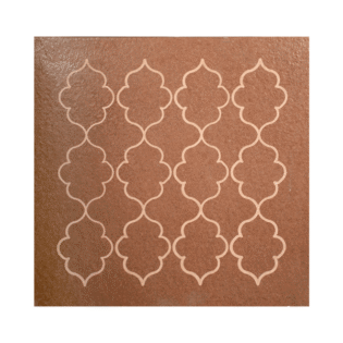 Square Leaf Mosaic Tiles - Perfect Ceramic - 016