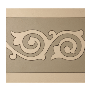 Floral Border Patterns Tiles - Perfect Ceramic - 072