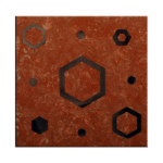 3mm SS Hexagonal Square Italian Stone - Perfect Ceramic - 078