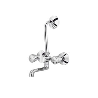 Alixir - QUANTIM Series - Wall Mixer with Bend for Overhead Shower