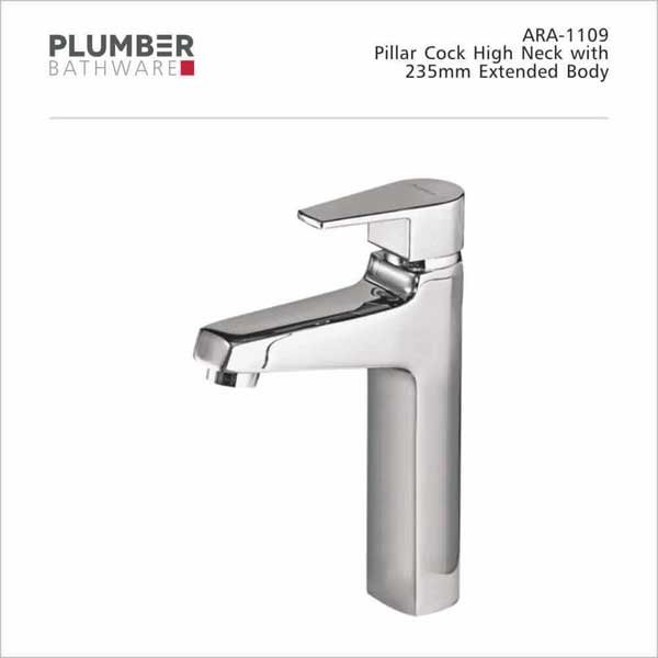 Plumber - Aura Series - Pillar Cock High Neck - ARA-1109