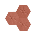 Embossed Star Hexagonal Pattern -1 MDF Ply - Perfect Ceramic - 115