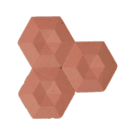 Embossed 3D Hexagonal Pattern MDF Ply - Perfect Ceramic - 115