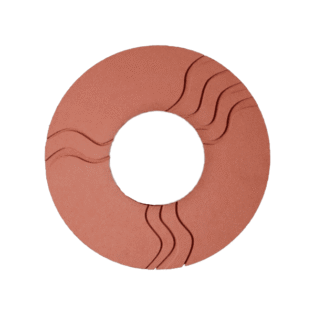 Embossed Hollow Round Pattern MDF Ply - Perfect Ceramic - 115