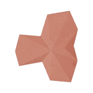 Embossed Triangular Hexagonal Pattern MDF Ply - Perfect Ceramic - 115