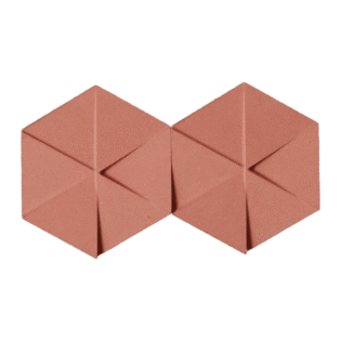 Embossed Hexagonal Pattern - Perfect Ceramic - 2 MDF Ply - Perfect Ceramic - 115