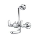 Alixir - GOLD Series - Wall Mixer with Bend for Overhead Shower