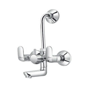 Alixir - GOLD Series - Wall Mixer with Bend for Overhead Shower