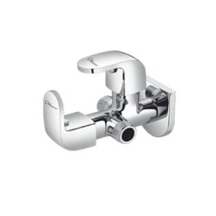 Alixir - GOLD Series - 2 Way Angular Stop Cock with Wall Flange