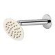 Alixir - Round Ultra Slim Shower 4X4 with 6" Brass Arm