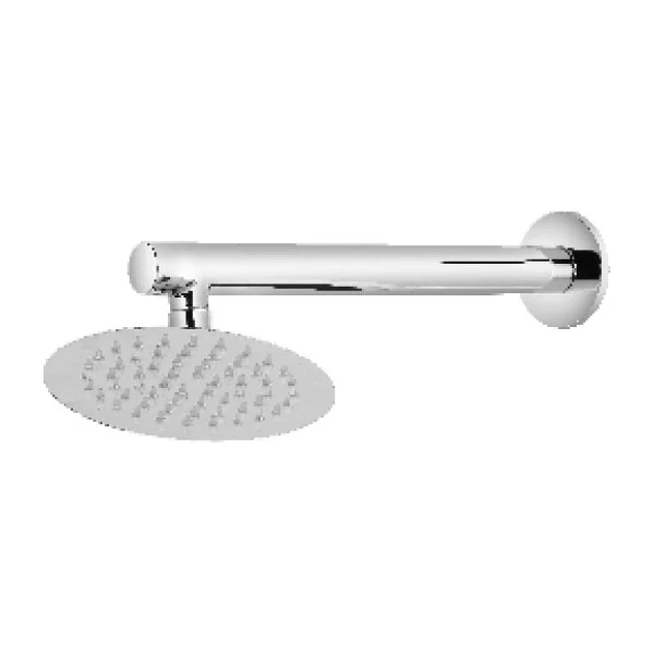 Alixir - Round Ultra Slim Shower 6X6 with 12" Brass Arm