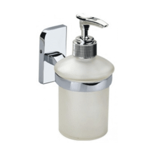 AGL Bathware - Liquid Soap Dispenser - Glass Bottle 143823CP