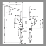 Hansgrohe Single lever kitchen mixer Art. no. 14820000 - Image 2