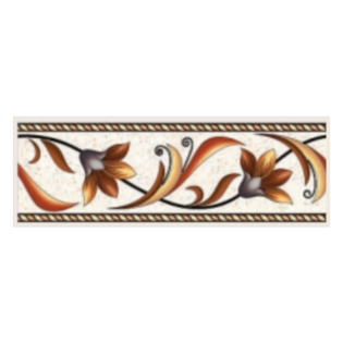 Drashti Ceramic - Digital Border Tiles - 250 x 75 mm - 1501