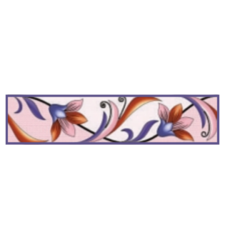 Drashti Ceramic - Digital Border Tiles - 250 x 75 mm - 1503
