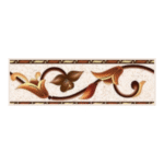 Drashti Ceramic - Digital Border Tiles - 250 x 75 mm - 1506