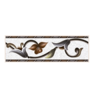 Drashti Ceramic - Digital Border Tiles - 250 x 75 mm - 1507