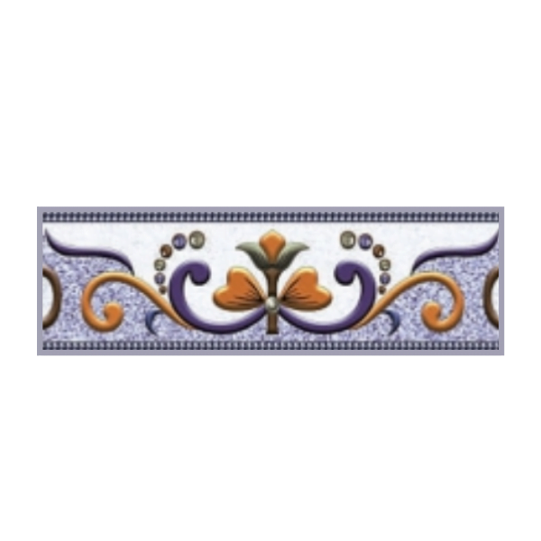 Drashti Ceramic - Digital Border Tiles - 250 x 75 mm - 1513