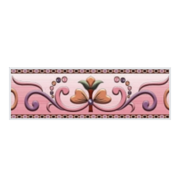 Drashti Ceramic - Digital Border Tiles - 250 x 75 mm - 1515