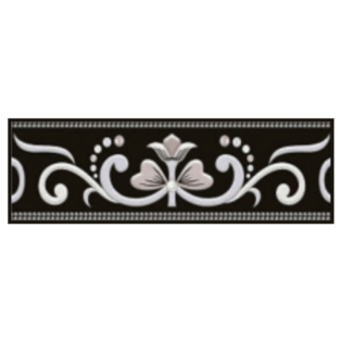 Drashti Ceramic - Digital Border Tiles - 250 x 75 mm - 1516
