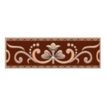 Drashti Ceramic - Digital Border Tiles - 250 x 75 mm - 1517