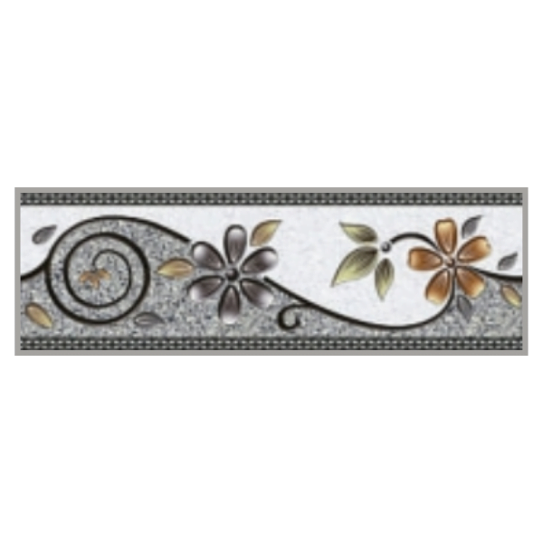 Drashti Ceramic - Digital Border Tiles - 250 x 75 mm - 1519
