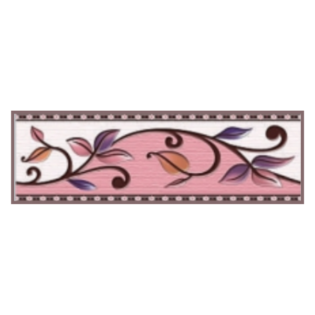 Drashti Ceramic - Digital Border Tiles - 250 x 75 mm - 1528