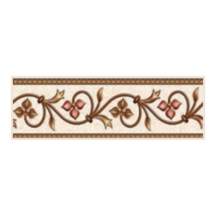 Drashti Ceramic - Digital Border Tiles - 250 x 75 mm - 1531