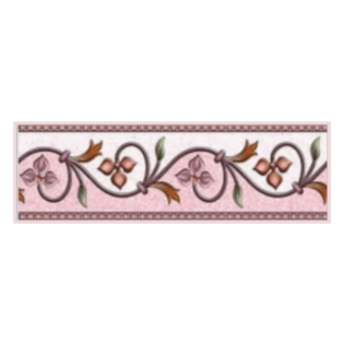 Drashti Ceramic - Digital Border Tiles - 250 x 75 mm - 1534