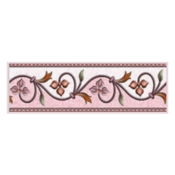 Drashti Ceramic - Digital Border Tiles - 250 x 75 mm - 1534