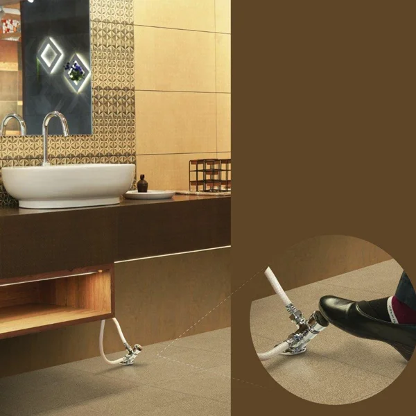 171900cp AGL Bathware - Pressmatic - Foot operated basin faucet 171900CP