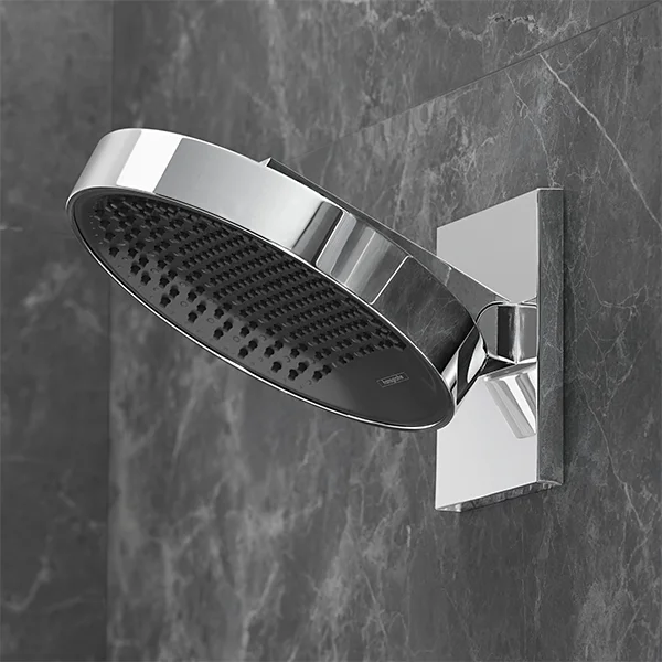 Hansgrohe 360 Overhead Rain Shower Head with Wide Spray Coverage and Premium Chrome Finish - Image 4