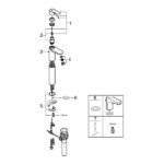 GROHE - New BauEdge Single Lever Basin Mixer without Pop-Up, XL Size - 32860001 - Image 3