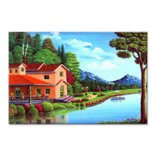 TACTILE DECOR - Crystal Vitrified Poster Tiles - 1pc. - 2107