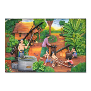 TACTILE DECOR - Crystal Vitrified Poster Tiles - 1pc. - 2115