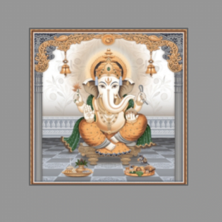 Lord Ganesha - Drashti Ceramics - 1 pc. - 2204