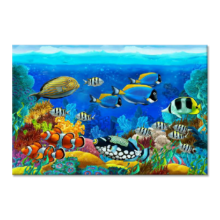 TACTILE DECOR - Crystal Vitrified Poster Tiles - 1pc. - 2207