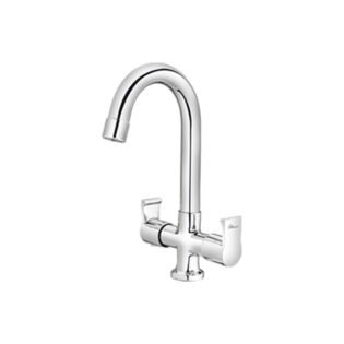 Alixir - LEO Series - Central Hole Basin Mixer with Reg. Swinging Spout
