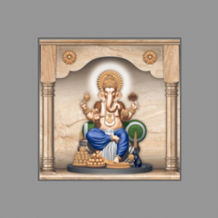 Lord Ganesha - Drashti Ceramics - 1 pc. - 2210