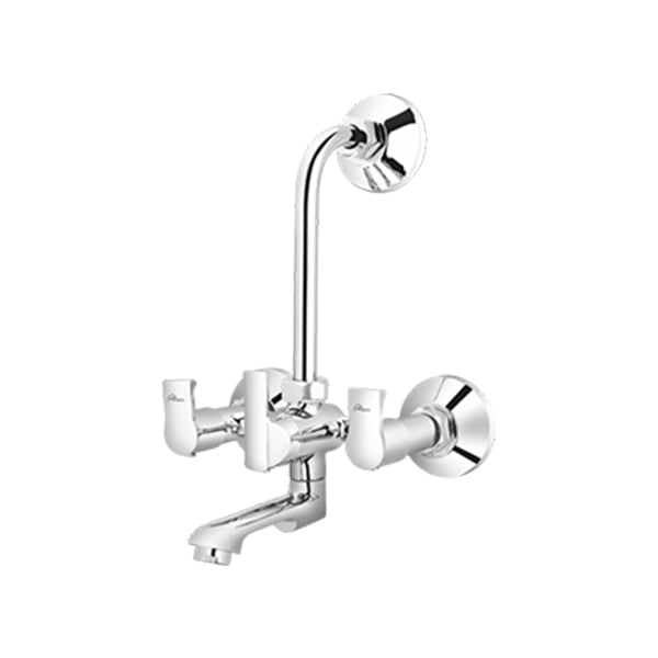 Alixir - LEO Series - Wall Mixer with Bend for Overhead Shower