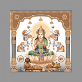 Shree Sarasvati Maa - Drashti Ceramics - 1 pc. - 2222