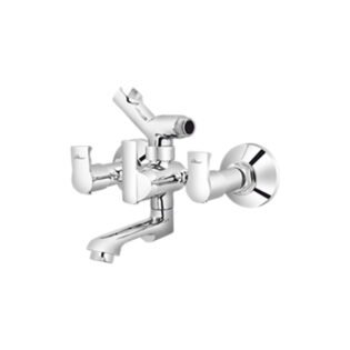 Alixir - LEO Series - Wall Mixer with Crutch for Telephonic Shower