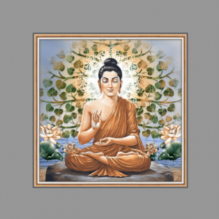 Lord Buddha - Drashti Ceramics - 1 pc. - 2253