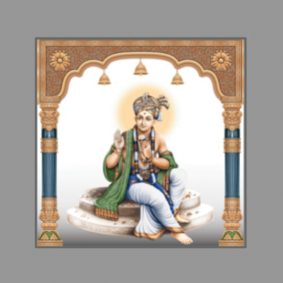 Sahajanand Maharaj - Drashti Ceramics - 1 pc. - 2257