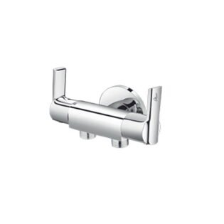 Alixir - PLATINUM Series - 2 Way Angular Stop Cock with Wall Flange