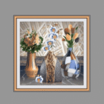 Flower Canvas - Drashti Ceramics - 1 pc. - 2262