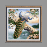 Peacock Potrait - Drashti Ceramics - 1 pc. - 2263