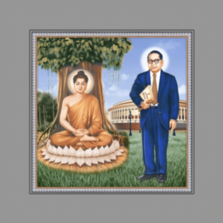 Baba Saheb Ambedkar Buddhism - Drashti Ceramics - 1 pc. - 2270