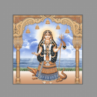 Aai Shree Khodiyar Maa - Drashti Ceramics - 1 pc. - 2273