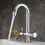 Alixir - NEWO Series - Central Hole Basin Mixer with Reg. Swinging Spout - Image 2